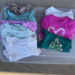 Cat & Jack Kids Long Sleeve Tees - Multicolor Pack